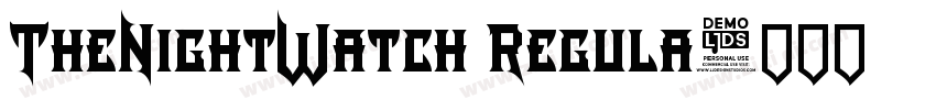 TheNightWatch Regula字体转换